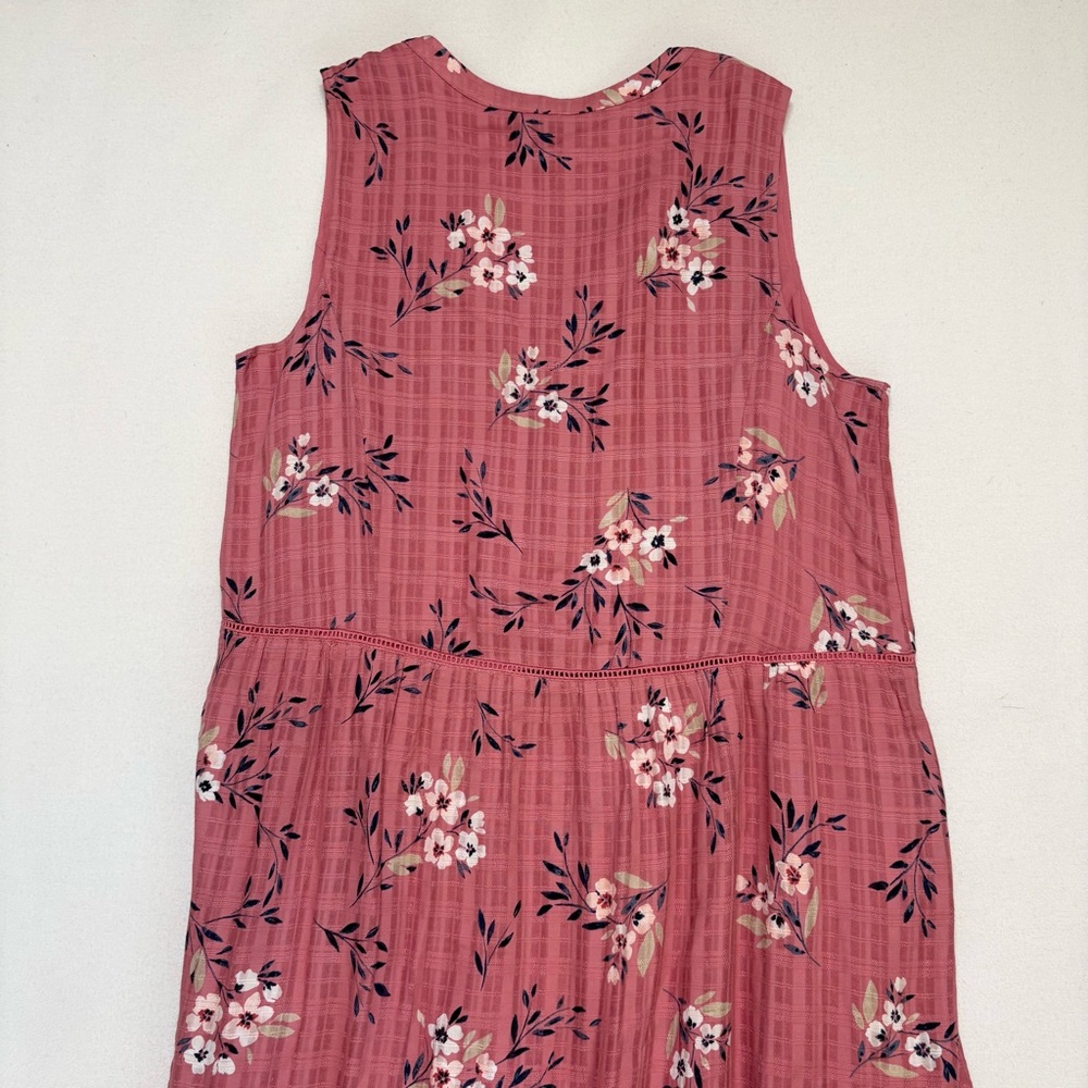 J.Jill floral sleeveless tiered maxi dress sz medium new - Picture 6 of 14